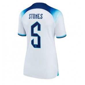 England John Stones #5 Hjemmebanetrøje Dame VM 2022 Kort ærmer